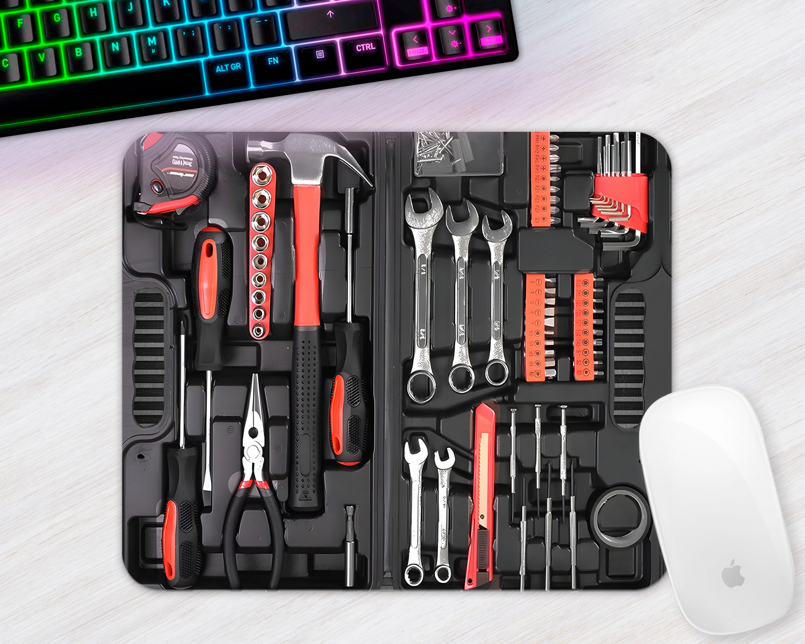 Mousepad mit Werkstatt Moitiv